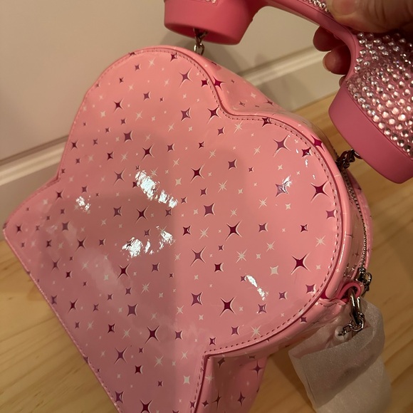 Sugar Thrillz / Dolls Kill SWEET RING GLITTER HANDBAG NWT - Picture 6 of 9